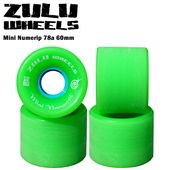 ��Zulu Wheels�� �����롼�������� ��Mini Numerip 78A 60mm Green�� �ߥ˥̥��å� 78A 60mm ���꡼�� �������ȥܡ��� �������� ���󥹥�