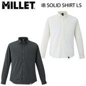 ��MILLET�� �ߥ졼 ��IB SOLID SHIRT LS�� ���󥻥��� �Х�䡼 ����åɥ���� ���󥰥��꡼��  MIV03193 �л� ι�� �����ȥɥ�