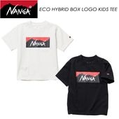 ��NANGA�� �ʥ� ��ECO HYBRID BOX LOGO KIDS TEE�� �����ϥ��֥�å� �ܥå������� ���å�T����� N2504-6M532A / ���å�/ �Ҷ���