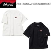 ��NANGA�� �ʥ� ��ECO HYBRID MINI BOX LOGO KIDS TEE�� �����ϥ��֥�å� �ߥ˥ܥå������� ���å� T����� N2504-6M533A / ���å�/ �Ҷ���