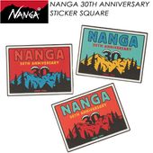 ��NANGA�� �ʥ� ��NANGA 30TH ANNIVERSARY STICKER SQUARE�� �ʥ� 30th ���˥С����꡼ ���ƥå��� �������� NA2443-3G203-A ���ƥå���