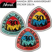 ��NANGA�� �ʥ� ��NANGA 30TH ANNIVERSARY STICKER DELTA�� �ʥ� 30th ���˥С����꡼ ���ƥå��� �ǥ륿 NA2443-3G202-A ���ƥå���