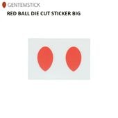 ��GENTEMSTICK�ۥ���ƥ󥹥ƥ��å� ��RED BALL DIE CUT STICKER BIG�� �������å� ���ƥå���