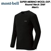 ��mont-bell�ۥ��٥� ��SUPER MERINO WOOL EXP. Round Neck Shirt Men's�� �����ѡ����Υ����� EXP. �饦��ɥͥå������ ��� #1107171 / ��� / ������ / ����ʡ������ / �����ȥɥ� / �л�