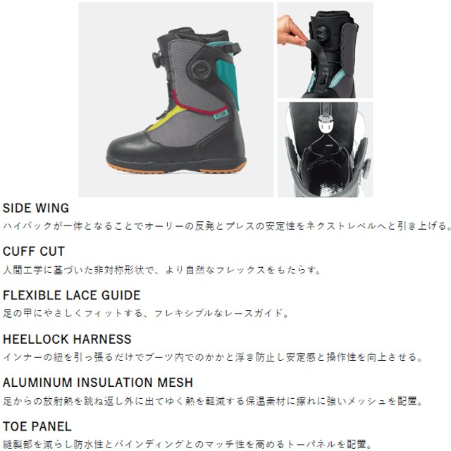 ��FLUX�� �ե�å��� ��TB-BOA�� �ƥ����ӡ� �ܥ� 25-26 BLACK �֡��� ���Ρ��ܡ���