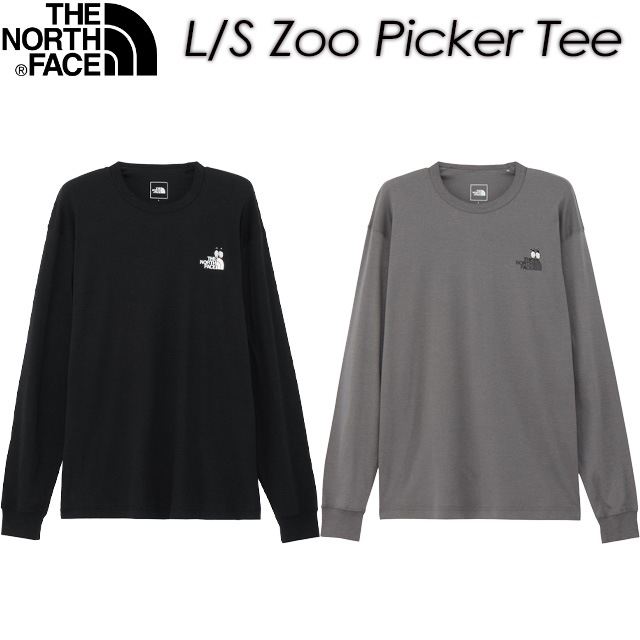 ��THE NORTH FACE�� �����Ρ������ե����� ��L/S Zoo Picker Tee�� ���󥰥��꡼�֥����ԥå����ƥ����ʥ�˥��å����� ����T Ĺµ ��˥��å��� NT32658
