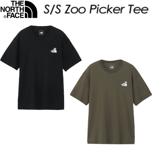 ��THE NORTH FACE�� �����Ρ������ե����� ��S/S Zoo Picker Tee�� ���硼�ȥ��꡼�֥����ԥå����ƥ����ʥ�˥��å����� T����� Ⱦµ ��˥��å��� NT32659