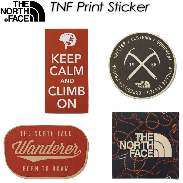 ��THE NORTH FACE�� �����Ρ������ե����� ��TNF Print Sticker�� TNF �ץ��ȥ��ƥå��� NN31710