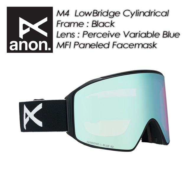��anon�� ���Υ� ��M4 LowBridge Cylindrical�� �����֥�å��ե��å� �����ɥꥫ�� �ܡ��ʥ����+MFI�ե������ޥ�����° 2035417Z53LBONA 25/26 ʿ�̥�� / goggles / �������� / ���Ρ��ܡ���