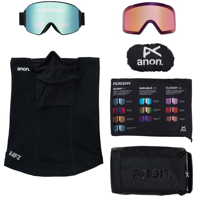 ��anon�� ���Υ� ��M4 LowBridge Cylindrical�� �����֥�å��ե��å� �����ɥꥫ�� �ܡ��ʥ����+MFI�ե������ޥ�����° 2035417Z53LBONA 25/26 ʿ�̥�� / goggles / �������� / ���Ρ��ܡ���