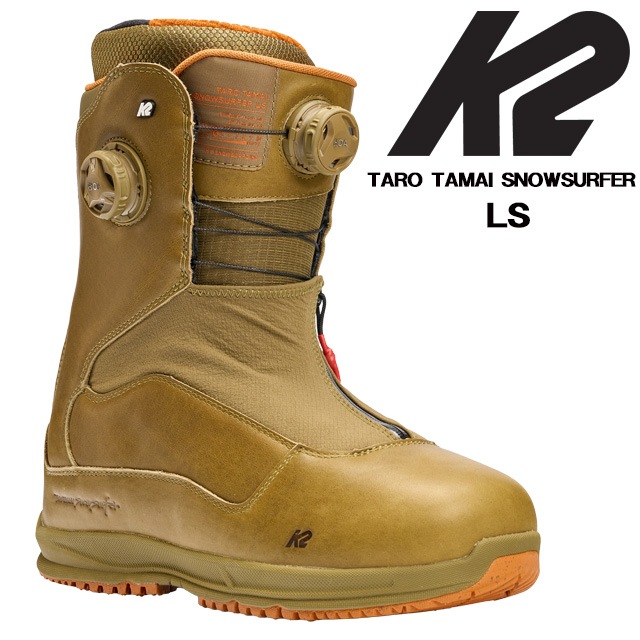 ��K2�ۥ����ġ� ��TARO TAMAI "TT" SNOWSURFER LS�� OLIVE 2025-2026 MODEL �˽����� / ���Ρ��ܡ��� �֡��� leather �쥶��
