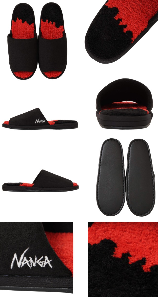 �ʥ� NANGA �ʥ� ���� �롼�ॷ�塼�� ��NANGA LOGO ROOM SHOES�� NG2443-1Z008-A / ��� / ������ / ��ǥ����� / ������ / �˽�����