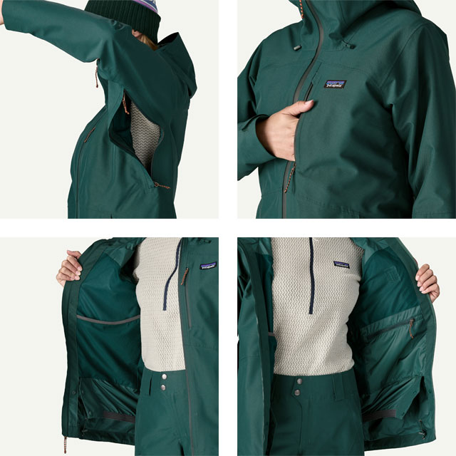 ��patagonia�ۥѥ����˥� ��Women's PowderTown Jacket�ۥ������ �ѥ����������� ���㥱�å� 25/26 ������ 31636 ���Ρ��ܡ��� �Хå�����ȥ꡼