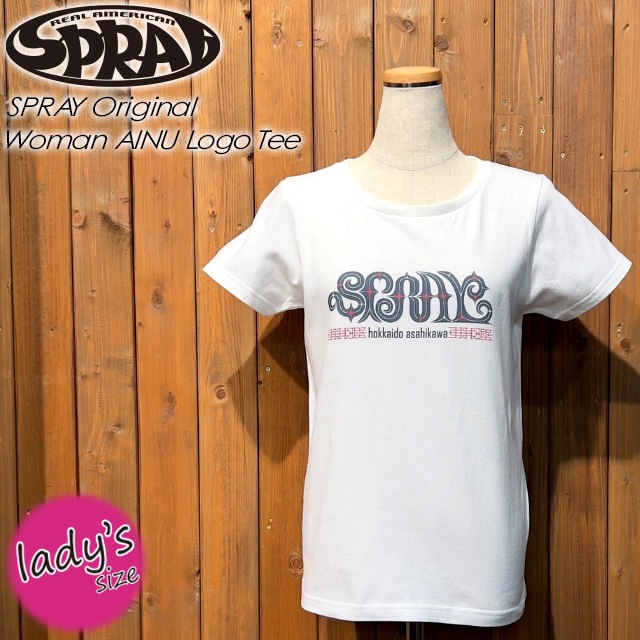 SPRAY Original Woman AINU Logo Tee