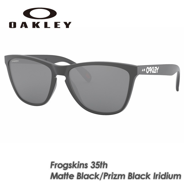 ��OAKLEY�� �������꡼ ��Frogskins 35th (A)�� �ե��å������� 35th Matte Black/Prizm Black Iridium OO9444F