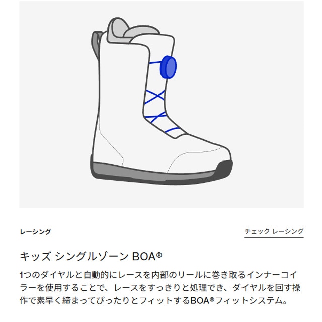 ��BURTON�� �С��ȥ� ��Grom BOA�� ������ BOA White 23-24  ���å� �Ҷ���  �֡��� SNOWBOARD ���Ρ��ܡ���