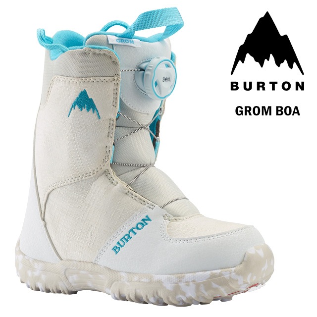 ��BURTON�� �С��ȥ� ��Grom BOA�� ������ BOA White 23-24  ���å� �Ҷ���  �֡��� SNOWBOARD ���Ρ��ܡ���