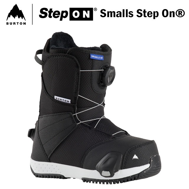 ��BURTON�� �С��ȥ� ��Smalls Step On�� ���⡼�륺 ���ƥåץ��� 25-26 ���å� �Ҷ��� Black BOOTS �֡��� SNOWBOARD ���Ρ��ܡ���