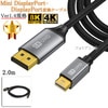 ڸߴʡۤ¾᡼2б Mini DisplayPort-DisplayPortѴ֥  2.0  1.4  8K60Hz/4K144Hz/HDCPб̵ڥ᡼ؤξ