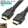 【互換品】FUJITSU/富士通対応 HDMIケーブル 高品質互換品 2.0規格 1.5m Part 4　送料無料【メール便の場合】|標準(タイプA)-標準(タイプA)|HDMIケーブル