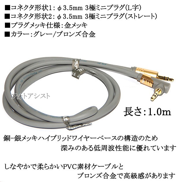 �ڸߴ��ʡ�FUJITSU/�ٻ����б� ���ƥ쥪�ߥ˥ץ饰 3.5mm AUX�����ǥ��������֥�  1.0m ľ��-L��  Part.10������̵���ڥ᡼���ؤξ���