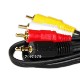 �ڵ��ܥ᡼���������б�1�� 4��3.5mm-RCA�Ѵ�AV�����֥�  1.5m 4��3.5mm L/V/G/R����(����)-RCA(����)�֡��򡦲� 