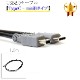 BUFFALO/バッファロー対応  USB2.0ケーブル 【TypeC - miniBタイプ】 1.0m  part1　ハードディスク・HDD・カメラ接続などに  送料無料【メール便の場合】|mini