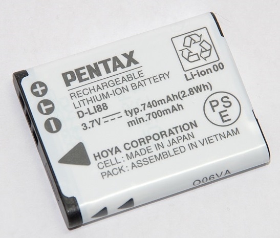 PENTAX ペンタックス D-LI88 純正 送料無料【ゆうパケット