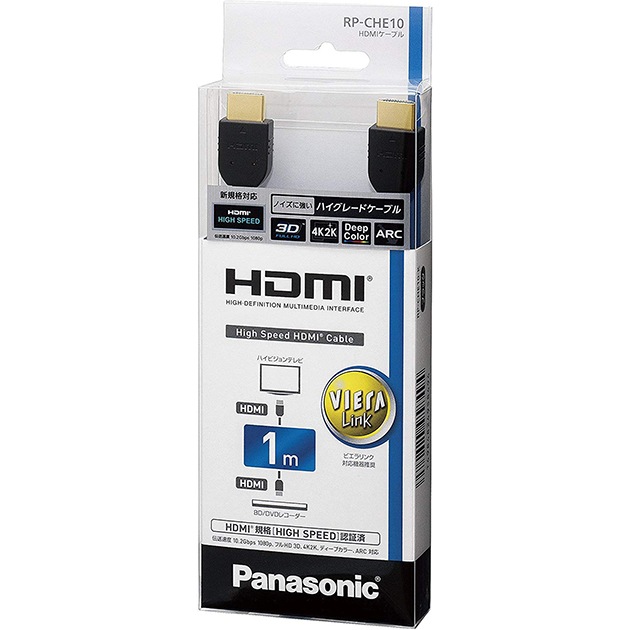 ѥʥ˥å HDMI֥ ֥å 1m RP-CHE10-K