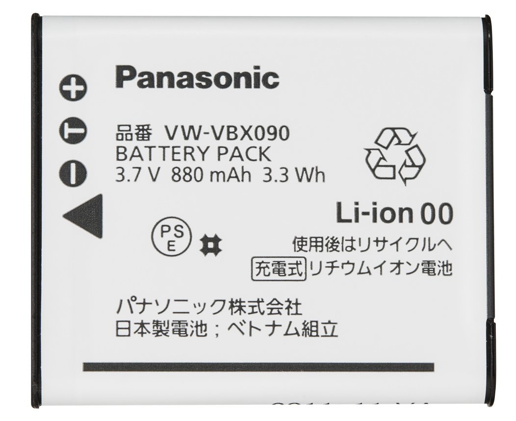 Panasonic �ѥʥ��˥å���VW-VBX090-W ���Хåƥ꡼�ѥå� ����̵���ڤ椦�ѥ��åȡۡ�VWVBX090W������