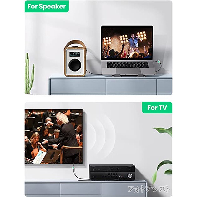 �ڸߴ��ʡ�FUJITSU/�ٻ����б�RCA�����ǥ��������֥� 5.0m (���ƥ쥪�ߥ˥ץ饰AUX3.5mm���� - 2RCA����)   Part.1������̵���ڥ᡼���ؤξ���