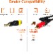 �ڸߴ��ʡ�FUJITSU/�ٻ����б�RCA�����ǥ��������֥� 5.0m (���ƥ쥪�ߥ˥ץ饰AUX3.5mm���� - 2RCA����)   Part.1������̵���ڥ᡼���ؤξ���