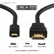 HDMI �����֥롡HDMI - micro�������ѥ�CB-HD1�ߴ���  1.4�����б� 1.5m �����å�ü�� (�������ͥå��б���Type-D���ޥ�����) ������̵���ڥ᡼���ؤξ���