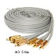 ���AV�����֥� 3��RCA�ץ饰 5.0m (3RCA���� - 3RCA����) �֡��򡦲�
