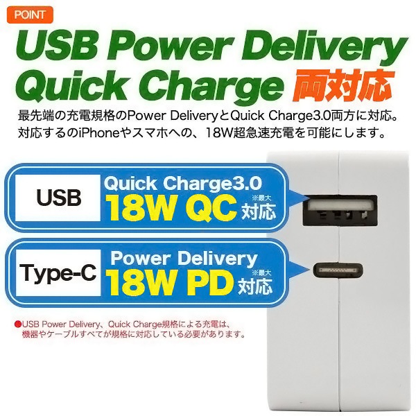 �ڸߴ��ʡ� ������  ���ޡ��ȥե��󡦥��֥�å� �б���18W�����ץ�����Type-C�����֥�(C-C USB3.1 gen2  1�� ��)���ť��å�  USB PD�б� 18W   ����С��Ρ��ǥ����Τʤɽ��š�����̵���ڥ᡼���ؤξ���