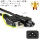 �Ÿ������֥� 3�ԥ� �ߥå�����/�������С���(7A/125V)�������������� 1.5m   IEC C5����   PSEŬ�� Tracking�б�