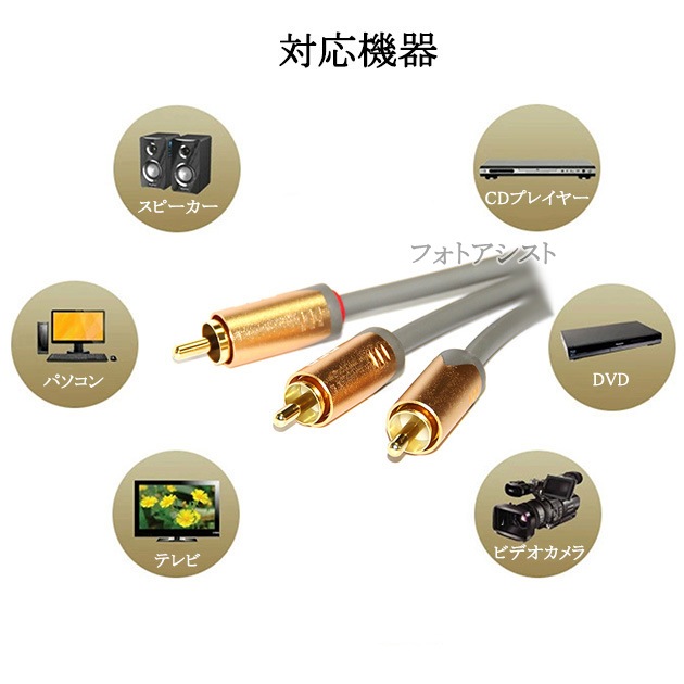 �ڸߴ��ʡۤ���¾�᡼����1�б� ���AV�����֥� 3��RCA�ץ饰 1.8m (3RCA���� - 3RCA����) �֡��򡦲�������̵���ڥ᡼���ؤξ���