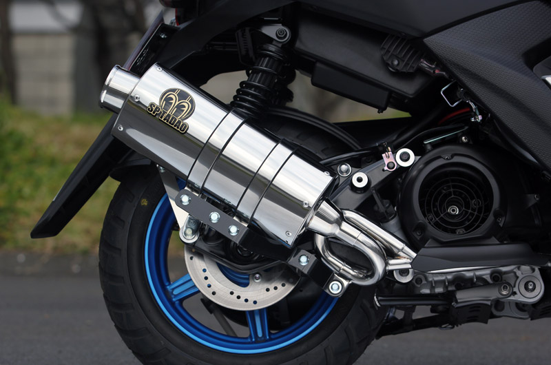 2016~BW’S125(EBJ-SEA6J）　PURE SPORT　"OVAL" ゴールドエンブレム　SUS ※在庫完売・生産終了