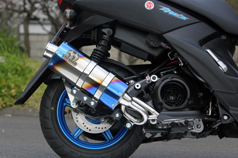 2016~BW’S125(EBJ-SEA6J）　PURE SPORT　"OVAL" ゴールドエンブレム　チタンブルー ※在庫完売・生産終了