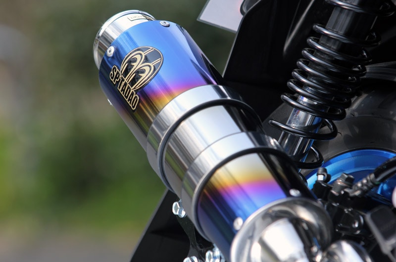 2016~BW’S125(EBJ-SEA6J）　PURE SPORT　"S" ゴールドエンブレム　チタンブルー ※在庫完売・生産終了