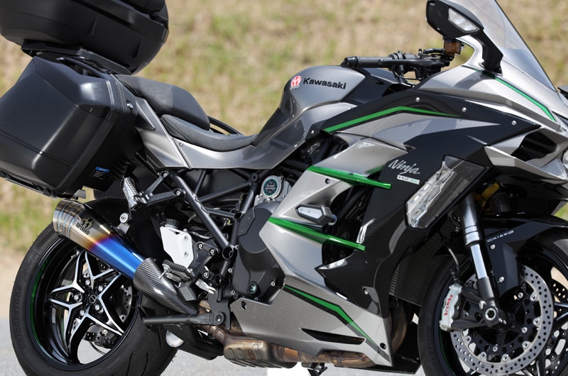 ガルネリウス セット販売 Kawasaki Ninja H2 SX SE | POWERBOXメガホン チタンブルー(2BL