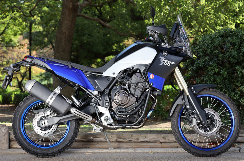-2021 TENERE700 (2BL-DM09J) POWERBOX パイプ チタンブルー 　※ 在庫完売、生産終了