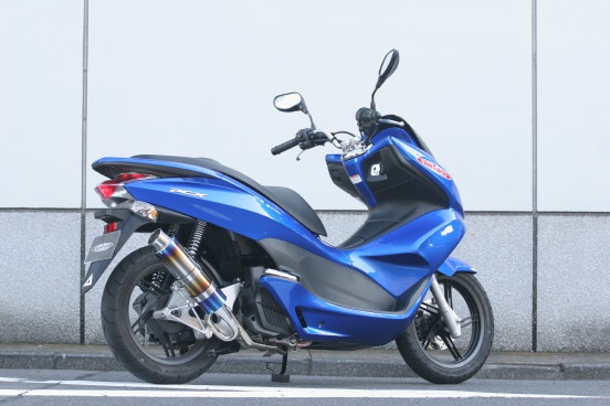 12～ PCX125 eSP｜PURE SPORT-S(チタンブルー) ゴールドエンブレム
