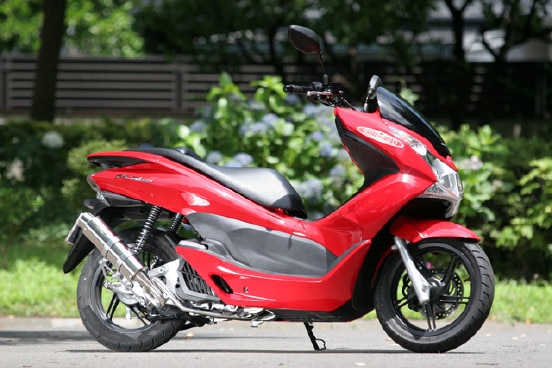 ～13　'PCX150｜PURE SPORT ゴールドエンブレム　"S"　 SUS　※生産終了・完売商品