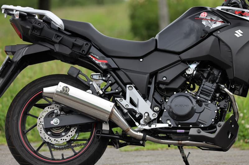'23- Vストローム250（8BK-DS12E） POWERBOX サイレンサー TABI［政府認証マフラー］※'23- GSX250R（8BK-DN12）には適合しません