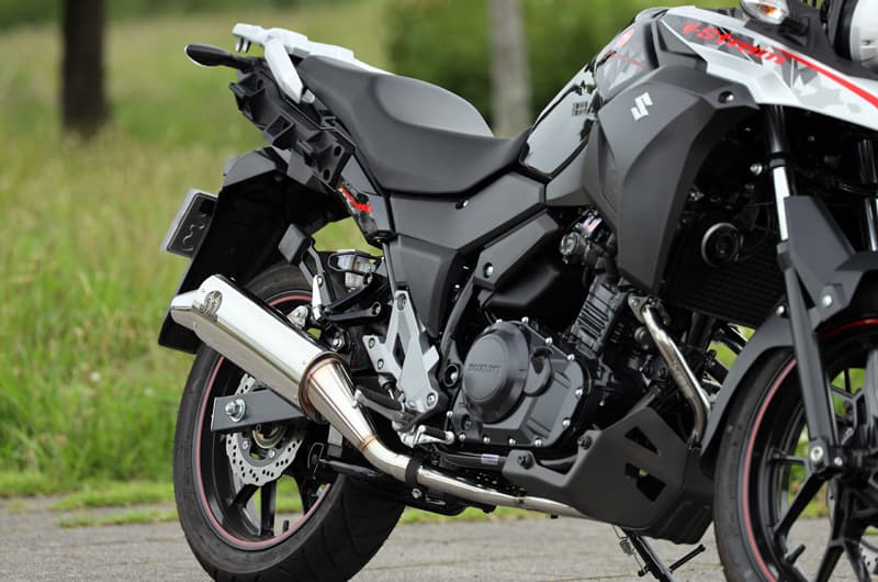 '23- Vストローム250（8BK-DS12E） POWERBOX サイレンサー TABI［政府認証マフラー］※'23- GSX250R（8BK-DN12）には適合しません