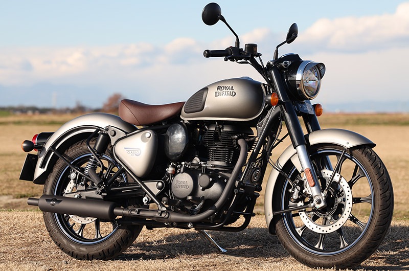 ROYAL ENFIELD '22~CLASSIC350 (ME3ELJ15)  POWERBOXサイレンサー ブラックエディション［政府認証マフラー］