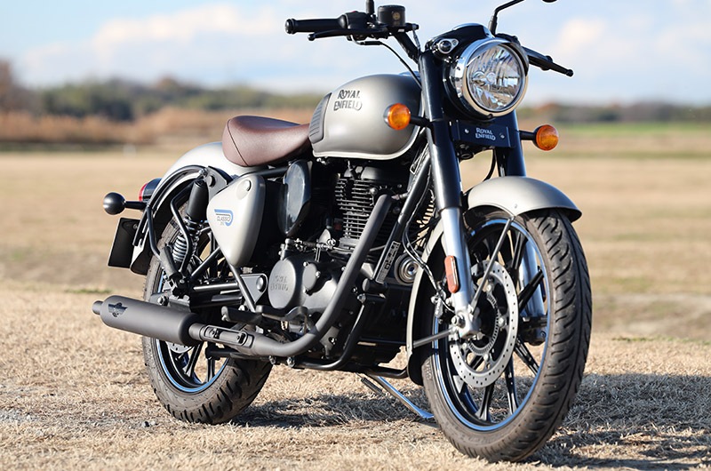 ROYAL ENFIELD '22~CLASSIC350 (ME3ELJ15)  POWERBOXサイレンサー ブラックエディション［政府認証マフラー］