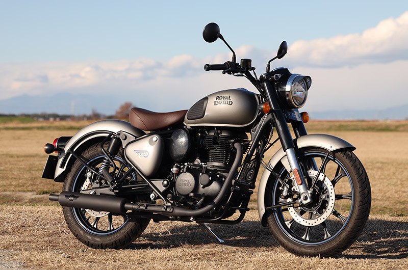 ROYAL ENFIELD '22~CLASSIC350 (ME3ELJ15)  POWERBOXサイレンサー ブラックエディション［政府認証マフラー］