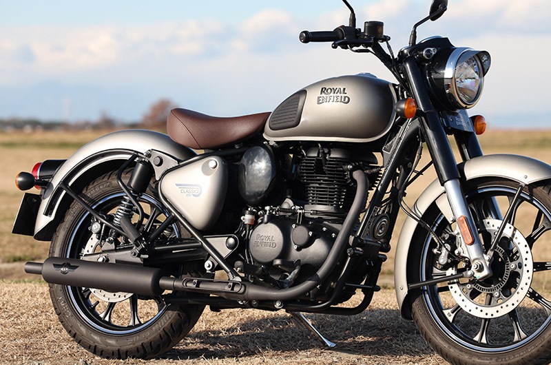 ROYAL ENFIELD '22~CLASSIC350 (ME3ELJ15)  POWERBOXサイレンサー ブラックエディション［政府認証マフラー］